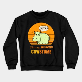 Halloween This is my Halloween costume Crewneck Sweatshirt